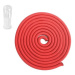 SEDCO Gymnastické bavlněné švihadlo 3m - PVC Tuba, červená