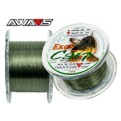 Awa-S Vlasec Ion Power Ekon Carp 1200m - 0,309mm