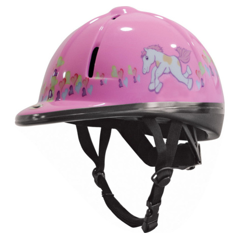 Helma jezdecká Umbria Equitazione, dětská, pink