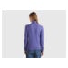 Benetton, Purple Turtleneck In Pure Merino Wool