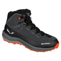 Salewa JR MTN TRAINER 2 MID PTX, Onyx/Alloy Dětské trekové boty