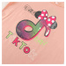 Dívčí triko s flitry - KUGO WK0803, světle růžová Barva: Růžová světlejší