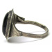 AutorskeSperky.com - Stříbrný prsten s onyxem - S2961