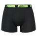 Puma MEN CAT LOGO PRINT BOXER 2P Pánské boxerky, černá, velikost