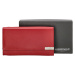 Luxusní kožená dámská peněženka Goodman v krabičce - červená