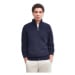 Barbour Lambswool Half Zip Knit - Navy Modrá