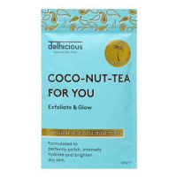 Delhicious Tělový peeling Coco-Nut-Tea For You (Coconut Black Tea Body Scrub) 100 g