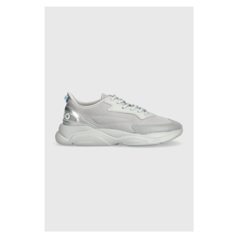 Sneakers boty HUGO Leon stříbrná barva, 50517154 Hugo Boss