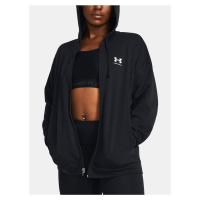 Under Armour Mikina UA Rival Terry OS FZ Hooded-BLK - Dámské