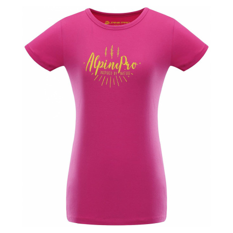 Dámské triko Alpine Pro UNEGA 3 - růžová
