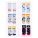 Chlapecké bavlněné ponožky Yoclub Patterns Colours 6-pack SKA-0117C-AA00-002 Multicolour