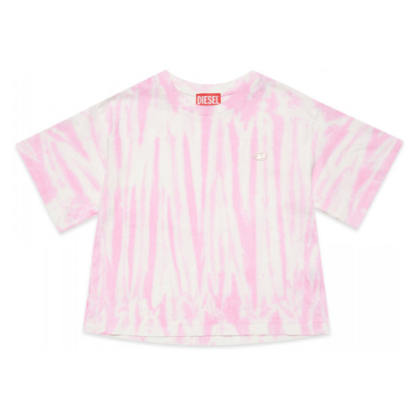 Tričko diesel toilssi t-shirt růžová