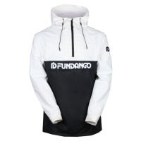 FUNDANGO SALMO LOGO ANORAK Pánská přechodová bunda, černá, velikost