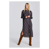 ŠATY GANT D1. AMERICAN LUXE SHIRT DRESS modrá