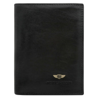 Pánská kožená peněženka Peterson PTN N4-VT černá