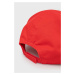 Dětská bavlněná kšiltovka GAP červená barva, s aplikací