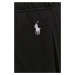 Pyžamové kalhoty Polo Ralph Lauren pánské, černá barva, hladké
