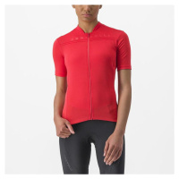 CASTELLI Cyklistický dres s krátkým rukávem - ANIMA - červená