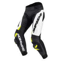 SPIDI RR PRO WARRIOR kalhoty černá/bílá/žlutá fluo