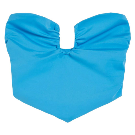 Bershka Top azurová