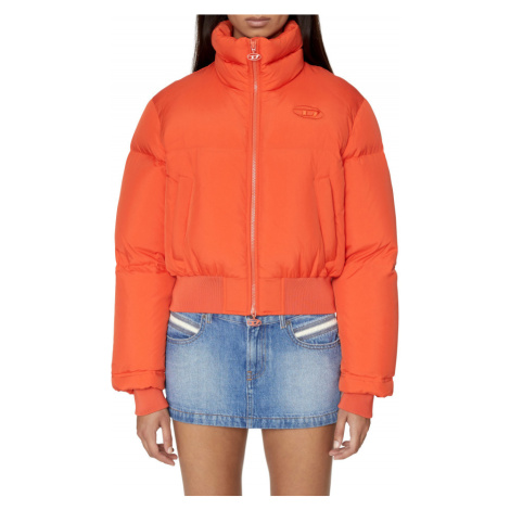 Bunda diesel w-peyton-short jacket oranžová