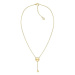 Tommy Hilfiger Stylový pozlacený náhrdelník s přívěskem TH2780181