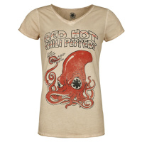 Red Hot Chili Peppers Squid Dámské tričko béžová