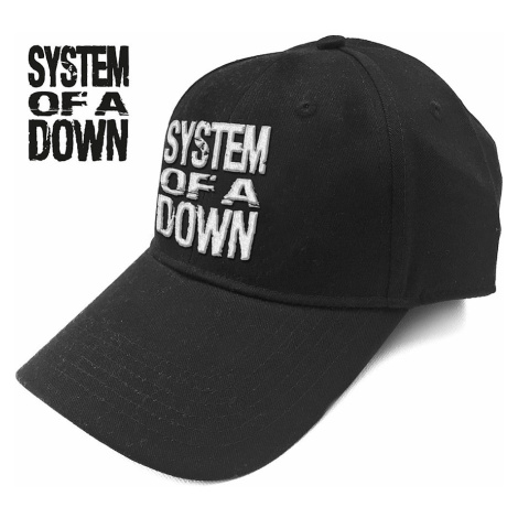 System Of A Down kšiltovka, Stacked Logo Black RockOff
