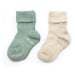 KipKep dětské ponožky Stay-on-Socks 12-18m 2páry Calming Green