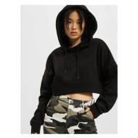 Cropped Hoody - black