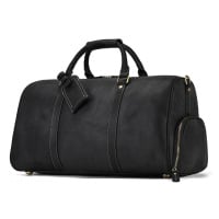 Vintážní kožená taška 52cm cestovní weekend bag