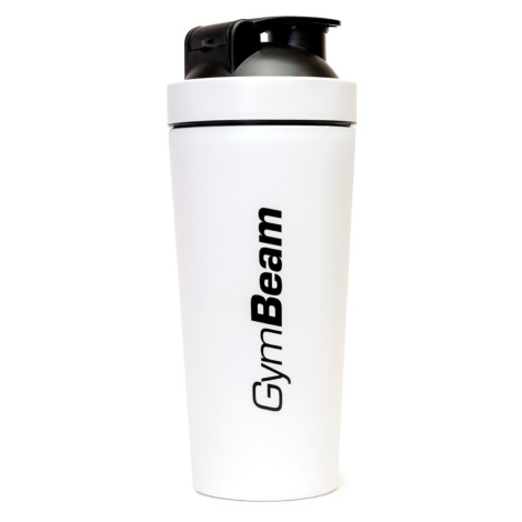 GymBeam Šejkr Steel White 750 ml