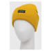 Čepice Superdry žlutá barva, z husté pleteniny