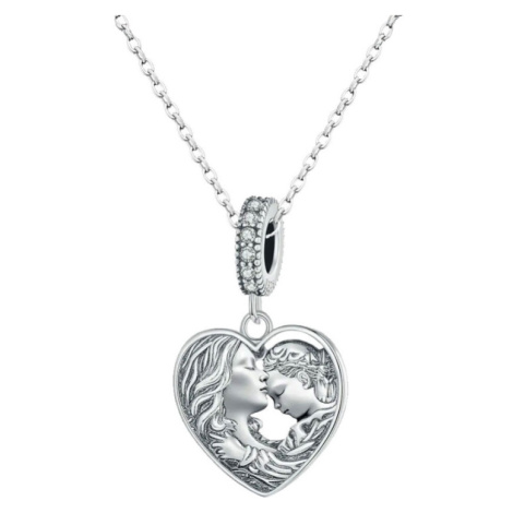 GRACE Silver Jewellery Stříbrný náhrdelník Matka a Dcera - stříbro 925/1000 NH-SCC2765/91 Stříbr