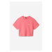 Bavlněné tričko Napapijri růžová barva, NA4G97.P1D-P1D