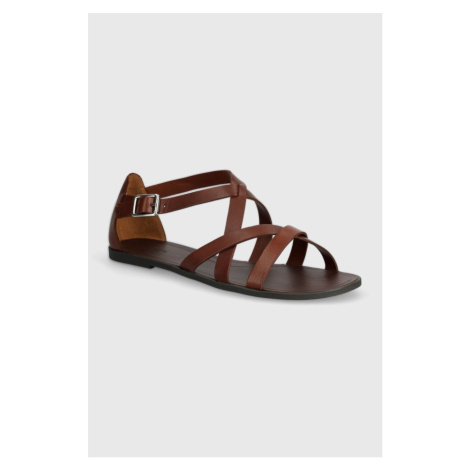 Kožené sandály Vagabond Shoemakers TIA 2.0 dámské, hnědá barva, 5731-001-27