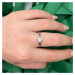 OLIVIE Stříbrný prsten MĚSÍČNÍ KÁMEN 7755