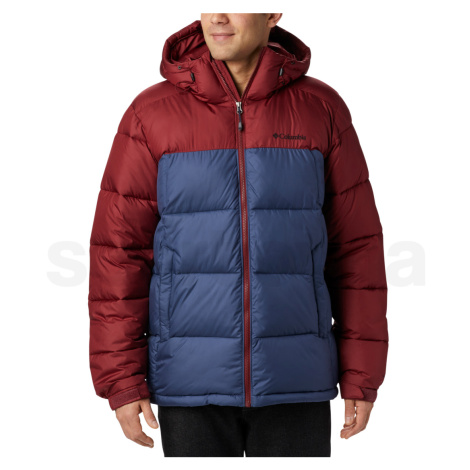 Bunda Columbia Pike Lake™ Hooded Jacket - modrá/červená