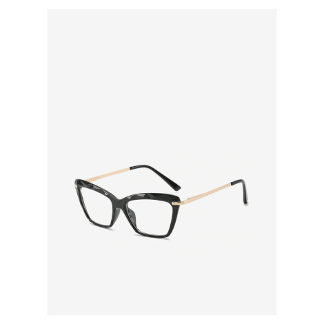 Černé dámské brýle s čirými skly VeyRey Verity