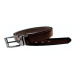 Penny Belts Pánský společenský kožený opasek 230-020-1 hnědý