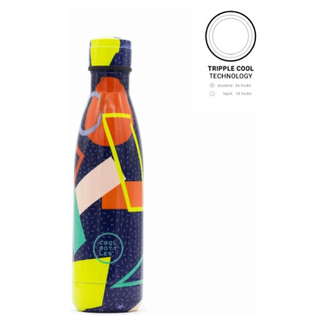 Nerezová termolahev COOL BOTTLES Party Lines třívrstvá 500ml