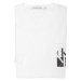 Pánské bílé tričko s náprsní kapsou Calvin Klein
