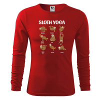 DOBRÝ TRIKO Pánské bavlněné triko Sloth yoga