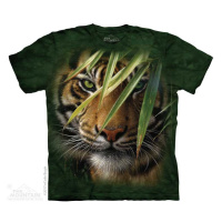 Pánské batikované triko The Mountain - Emerald Forest - zelené