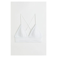 H & M - Vyztužená bikinová podprsenka - bílá