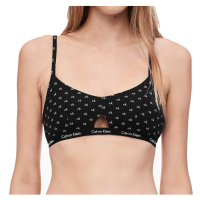 Calvin klein sportovní podprsenka bralette korzet logo iconic černá s