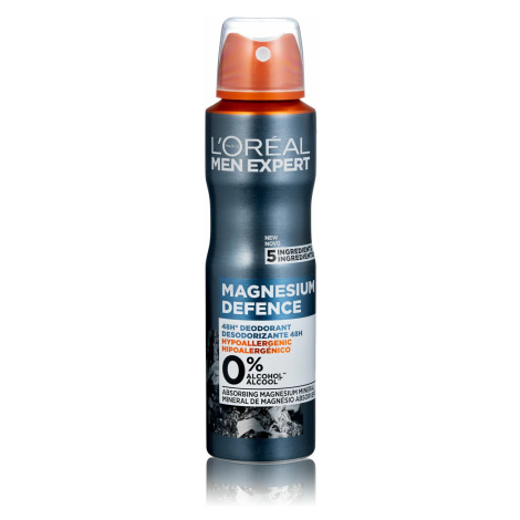 L´Oréal Paris Hypoalergenní deodorant ve spreji L`Oréal Men Expert Magnesium Defense (Deodorant) L’Oréal Paris