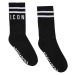 Ponožky dsquared2 icon socks černá