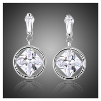 Victoria Filippi Náušnice Swarovski Elements Ava E0339 Bílá/čirá