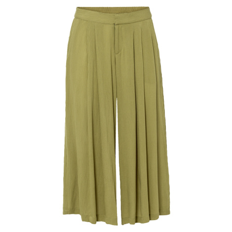 Bonprix RAINBOW 7/8 široké kalhoty "Culotte" Barva: Zelená, Mezinárodní